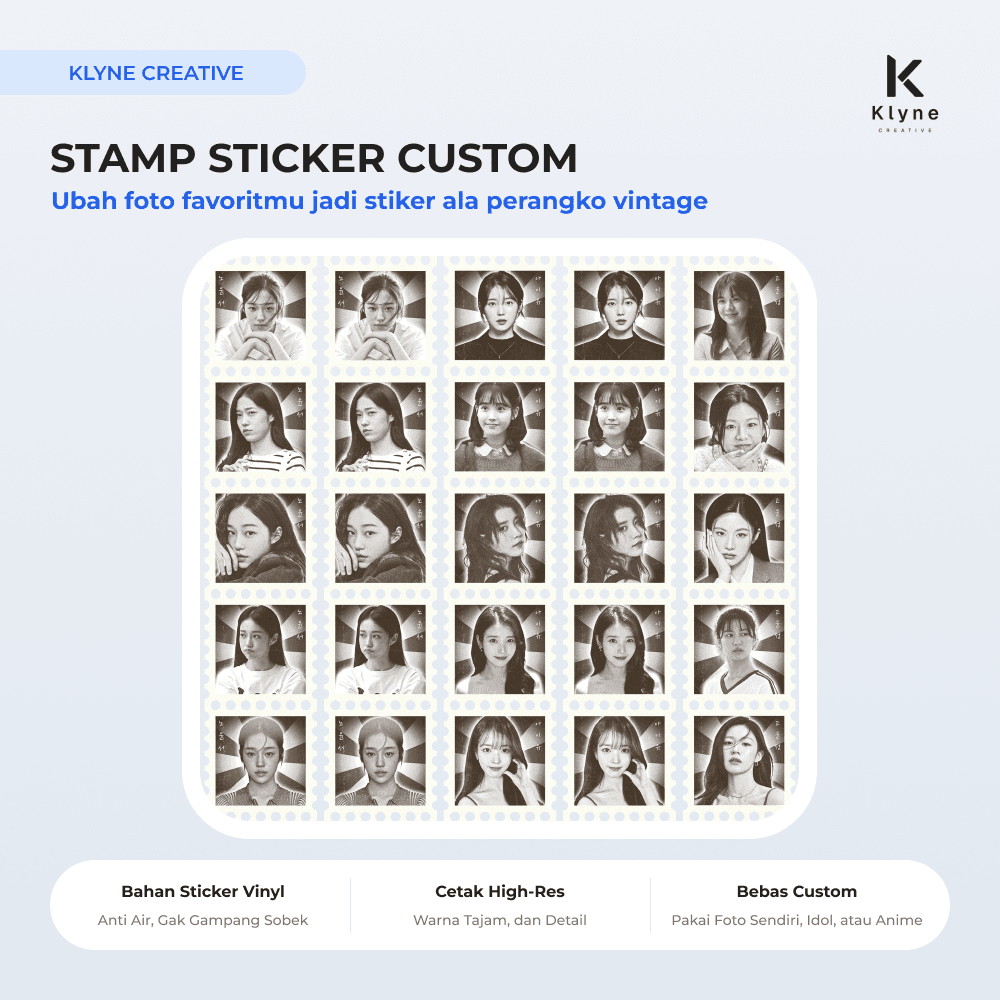Vintage Stamps Sticker